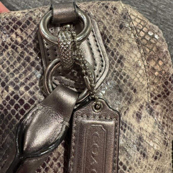 Coach Ashley Snakeskin Satchel - G1380-F26041 - Picture 15 of 15